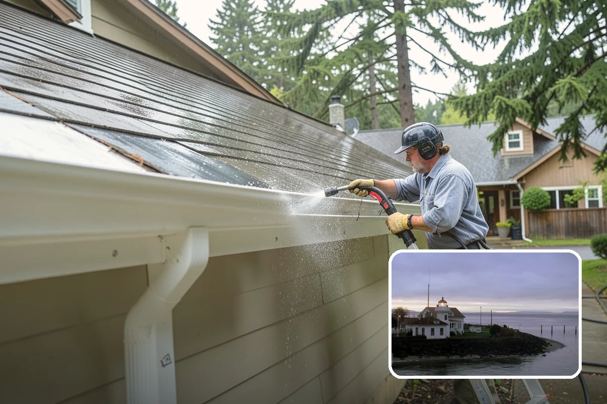 New Homeowner Exterior Cleaning in Mukilteo, Snohomish County, WA - Establishes a clean exterior baseline for new owners