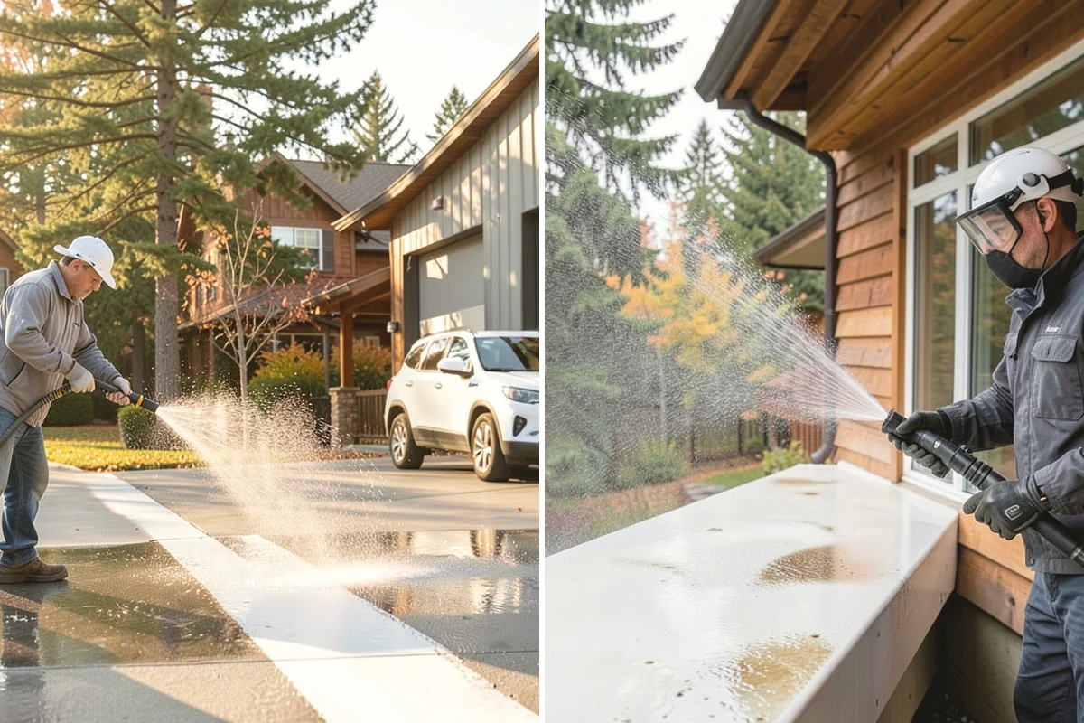 New Homeowner Exterior Cleaning in Mukilteo, Snohomish County, WA - Tour the new property and note every exterior surface