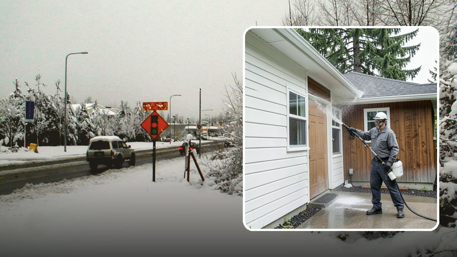 New Homeowner Exterior Cleaning in Newcastle, King County, WA - New homeowner exterior cleaning welcomes you to your home with a complete outside wash that establishes a clean baseline to...