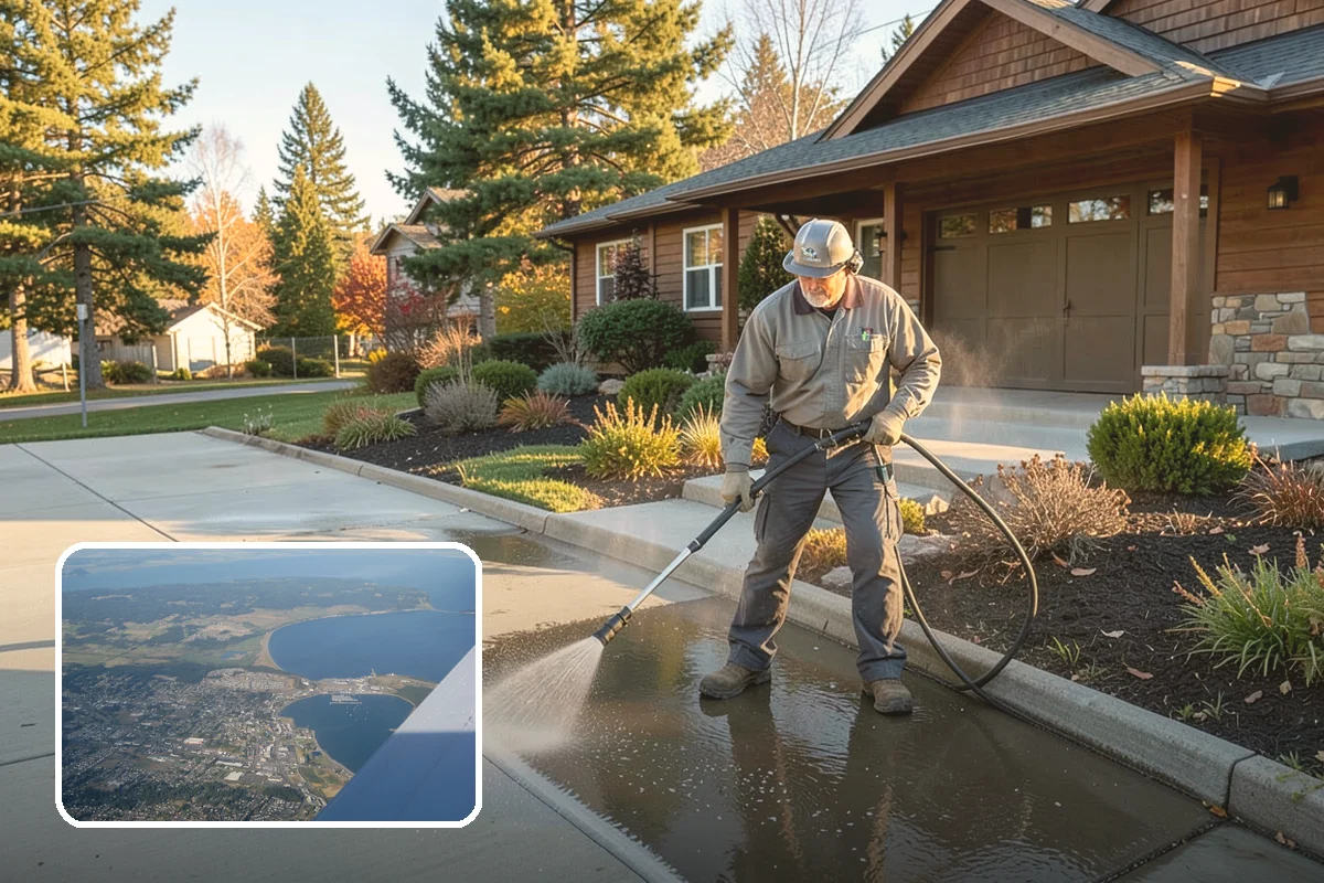 New Homeowner Exterior Cleaning in Oak Harbor, Island County, WA - Establishes a clean exterior baseline for new owners