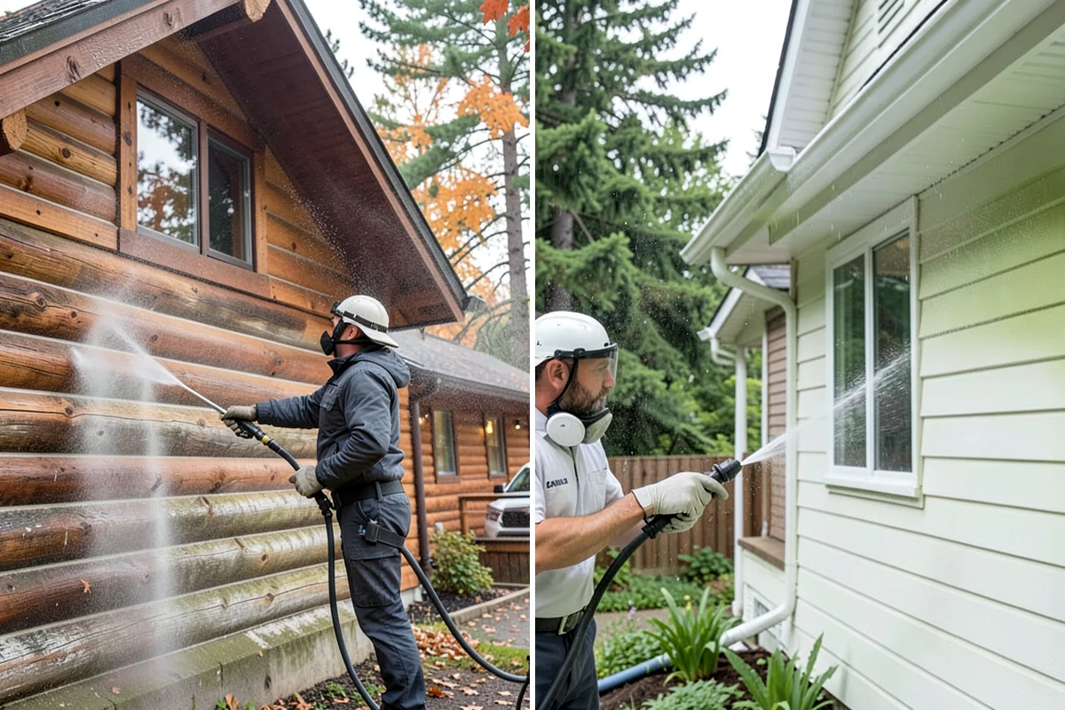 New Homeowner Exterior Cleaning in Pacific, King County, WA - Tour the new property and note every exterior surface