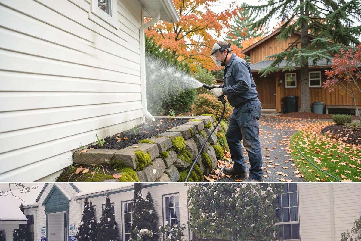 New Homeowner Exterior Cleaning in Pacific, King County, WA - Best done soon after moving in, during a dry stretch, to reset the exterior before starting a regular maintenance routine.