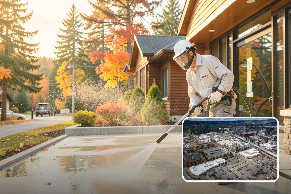 New Homeowner Exterior Cleaning in Redmond, King County, WA - Establishes a clean exterior baseline for new owners