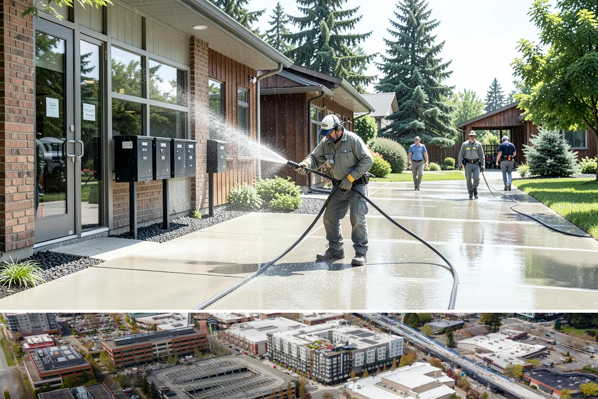 New Homeowner Exterior Cleaning in Redmond, King County, WA - Best done soon after moving in, during a dry stretch, to reset the exterior before starting a regular maintenance routine.