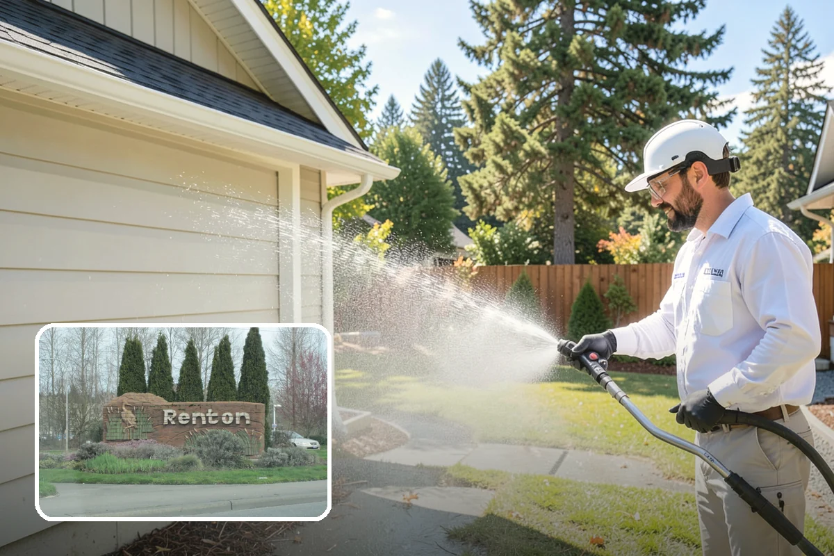 New Homeowner Exterior Cleaning in Renton, King County, WA - Establishes a clean exterior baseline for new owners