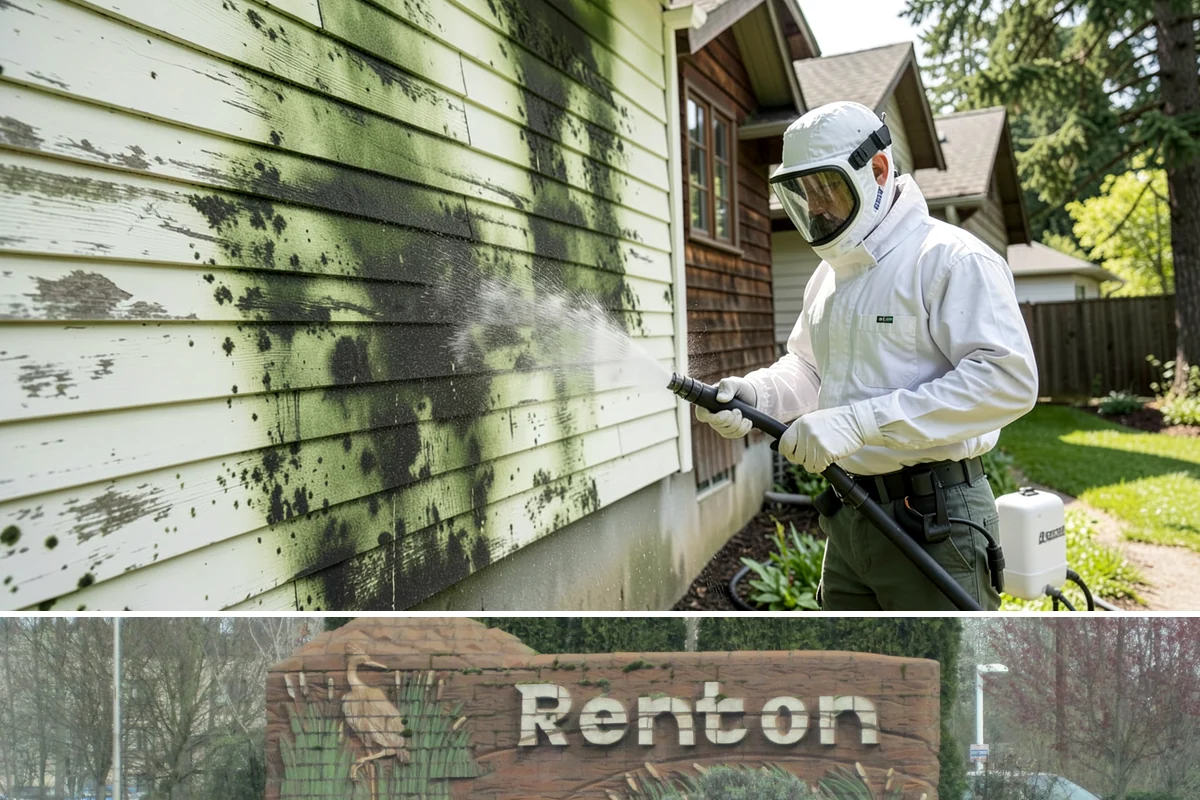 New Homeowner Exterior Cleaning in Renton, King County, WA - Best done soon after moving in, during a dry stretch, to reset the exterior before starting a regular maintenance routine.