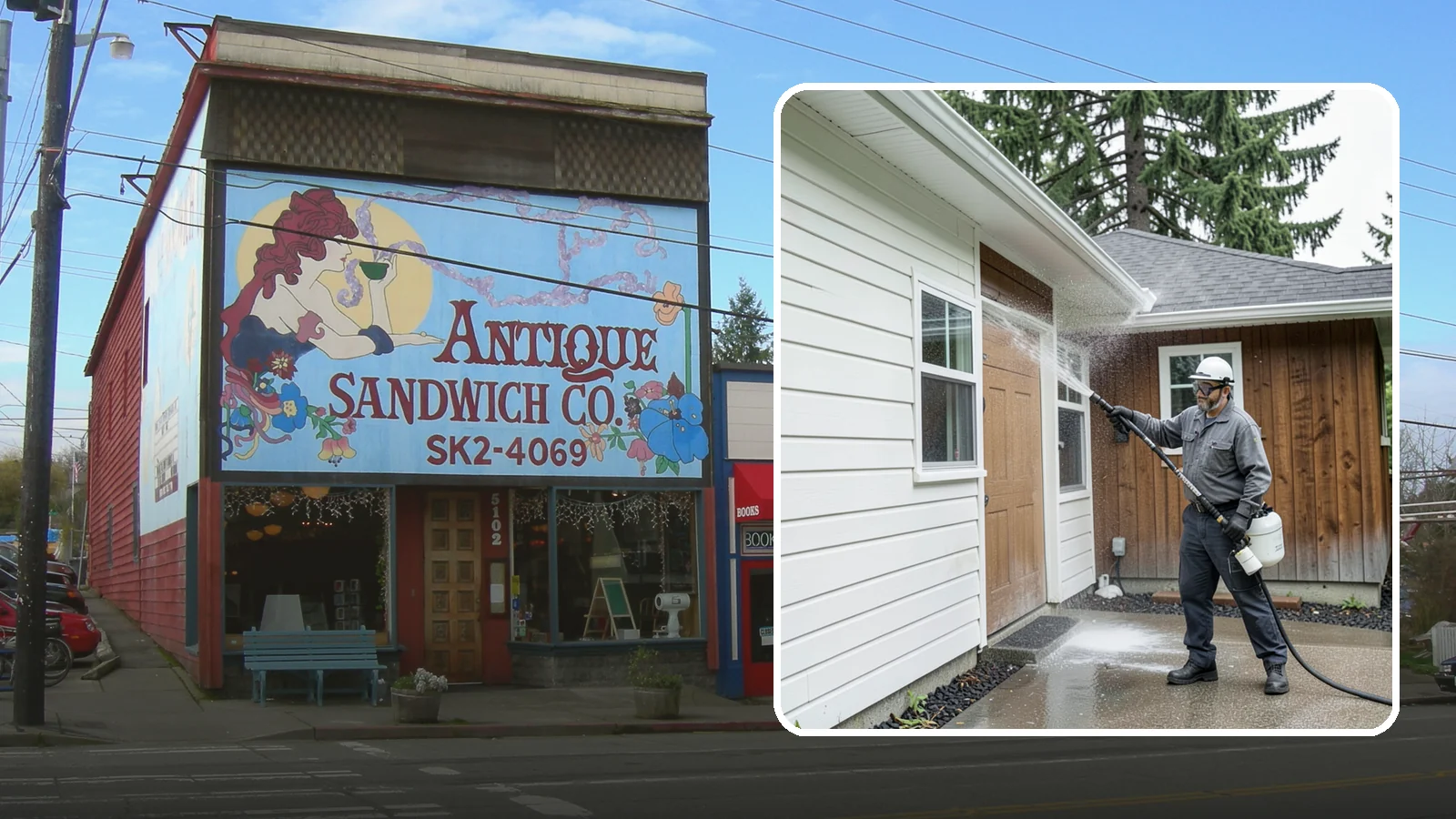 New Homeowner Exterior Cleaning in Ruston, Pierce County, WA - New homeowner exterior cleaning welcomes you to your home with a complete outside wash that establishes a clean baseline to...