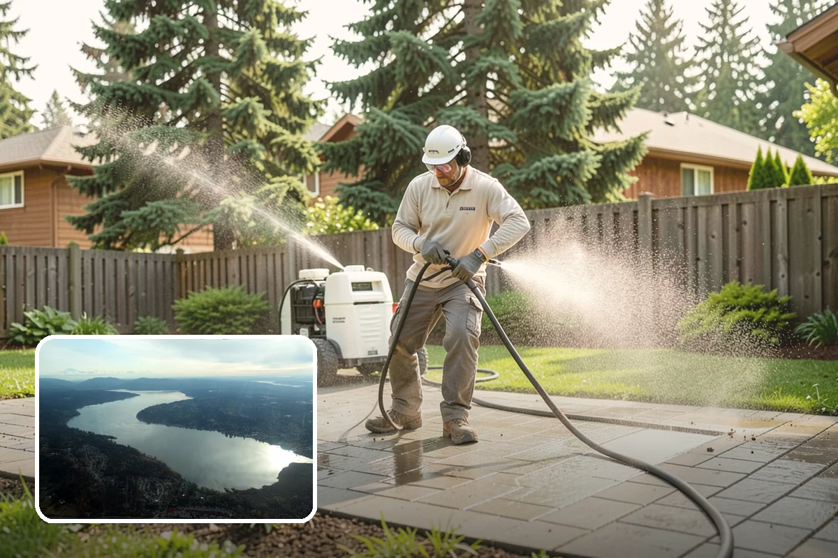 New Homeowner Exterior Cleaning in Sammamish, King County, WA - Establishes a clean exterior baseline for new owners