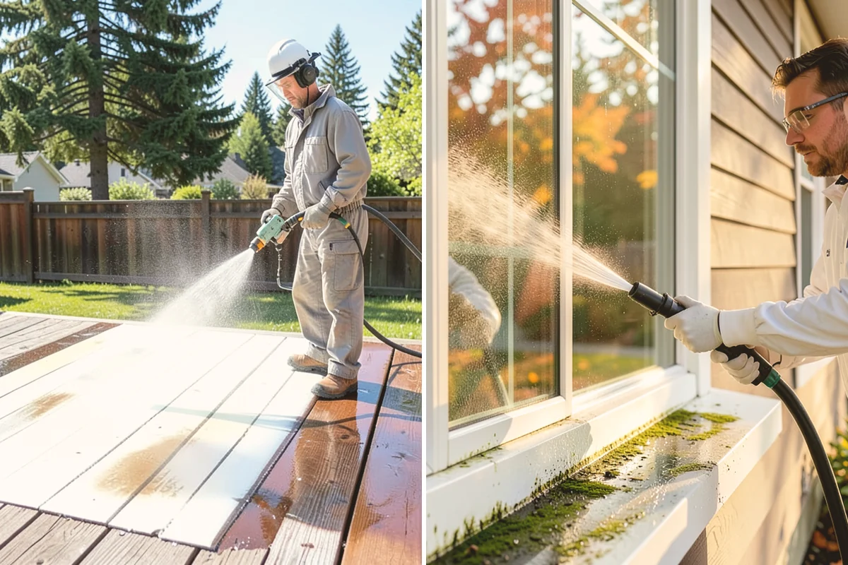 New Homeowner Exterior Cleaning in Sammamish, King County, WA - Tour the new property and note every exterior surface