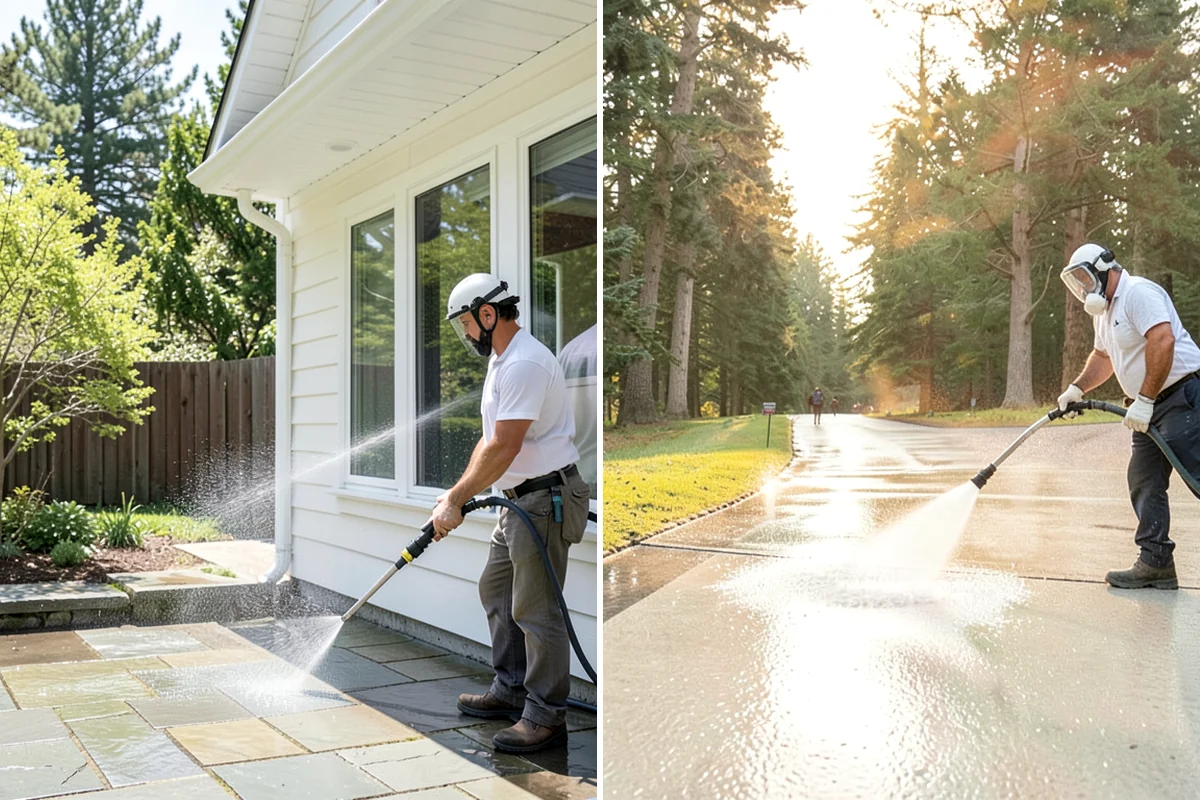 New Homeowner Exterior Cleaning in SeaTac, King County, WA - Tour the new property and note every exterior surface