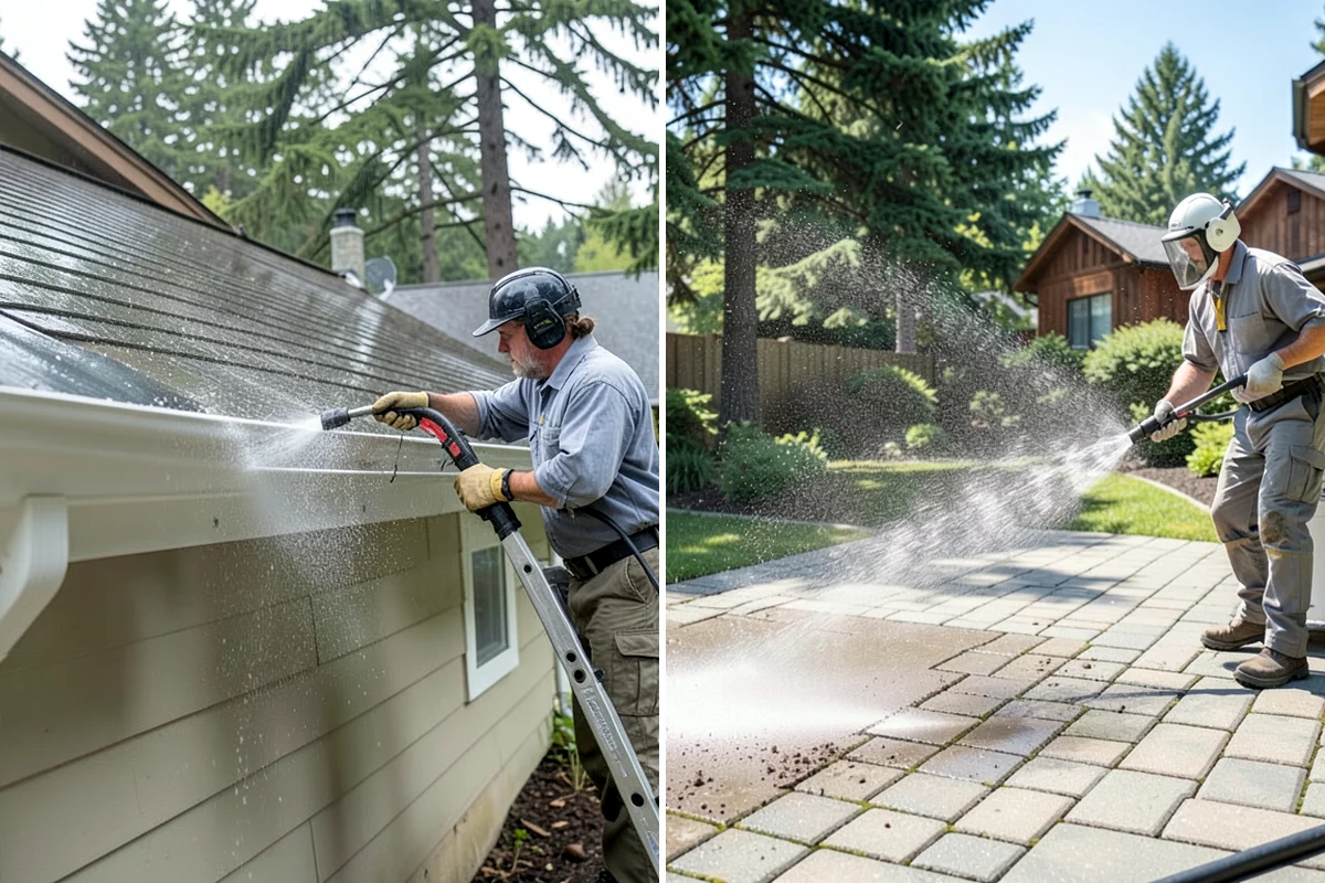New Homeowner Exterior Cleaning in Seattle, King County, WA - Tour the new property and note every exterior surface