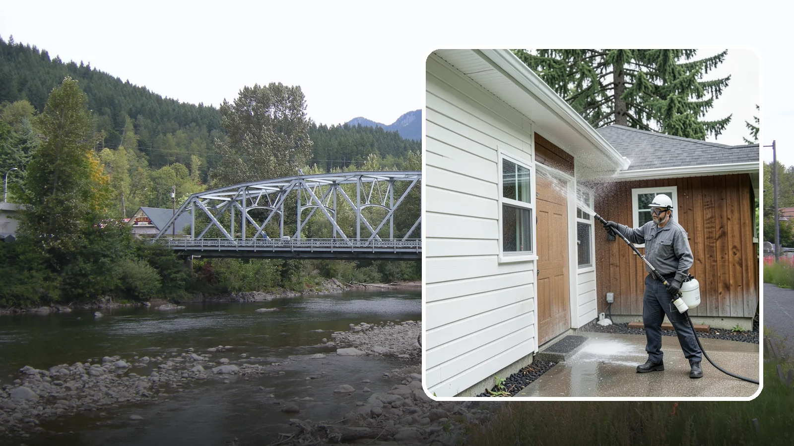 New Homeowner Exterior Cleaning in Skykomish, King County, WA - New homeowner exterior cleaning welcomes you to your home with a complete outside wash that establishes a clean baseline to...
