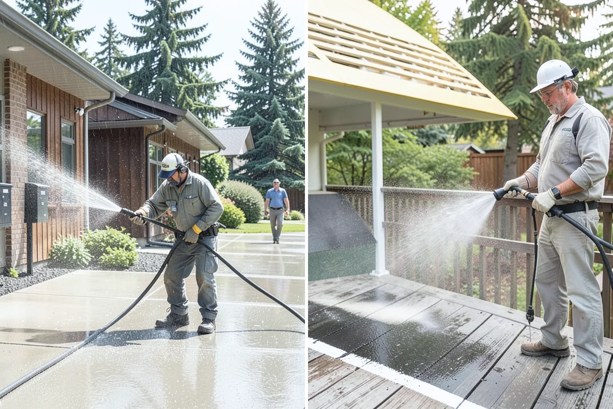 New Homeowner Exterior Cleaning in Skykomish, King County, WA - Tour the new property and note every exterior surface