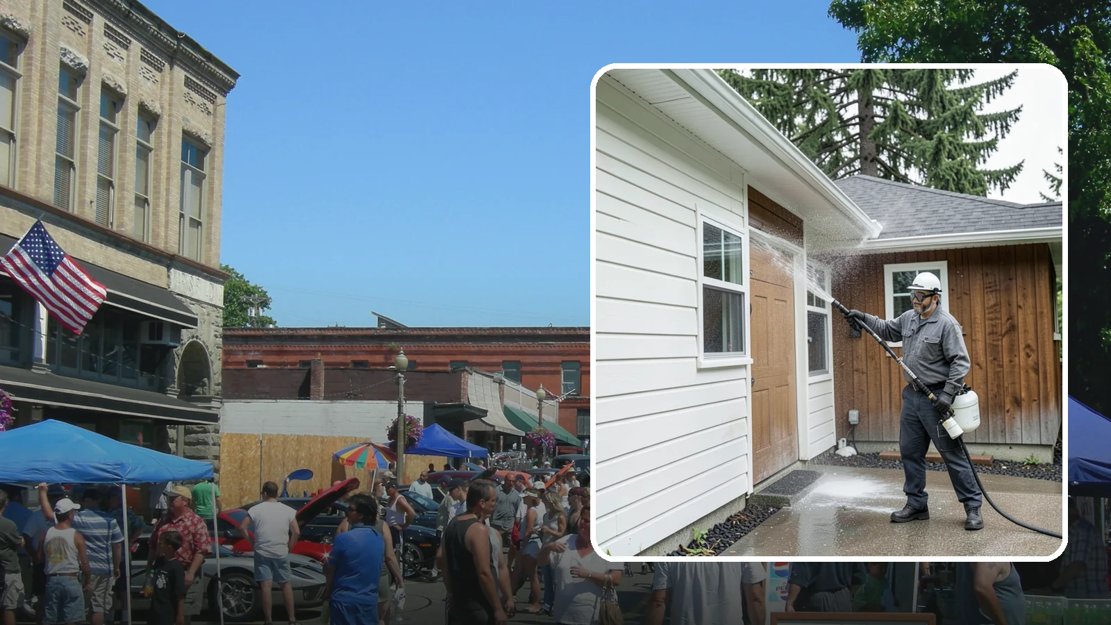 New Homeowner Exterior Cleaning in Snohomish, Snohomish County, WA - New homeowner exterior cleaning welcomes you to your home with a complete outside wash that establishes a clean baseline to...