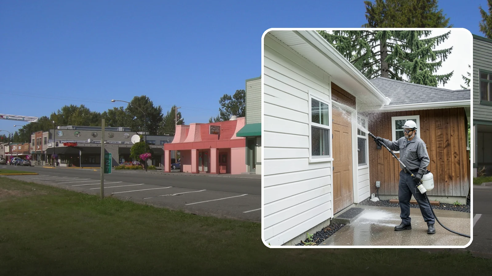 New Homeowner Exterior Cleaning in Snoqualmie, King County, WA - New homeowner exterior cleaning welcomes you to your home with a complete outside wash that establishes a clean baseline to...