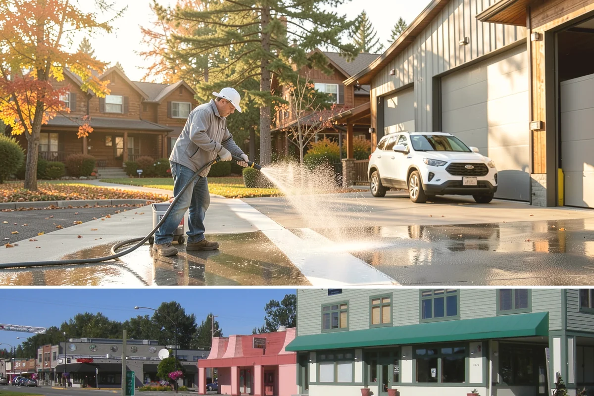 New Homeowner Exterior Cleaning in Snoqualmie, King County, WA - Best done soon after moving in, during a dry stretch, to reset the exterior before starting a regular maintenance routine.