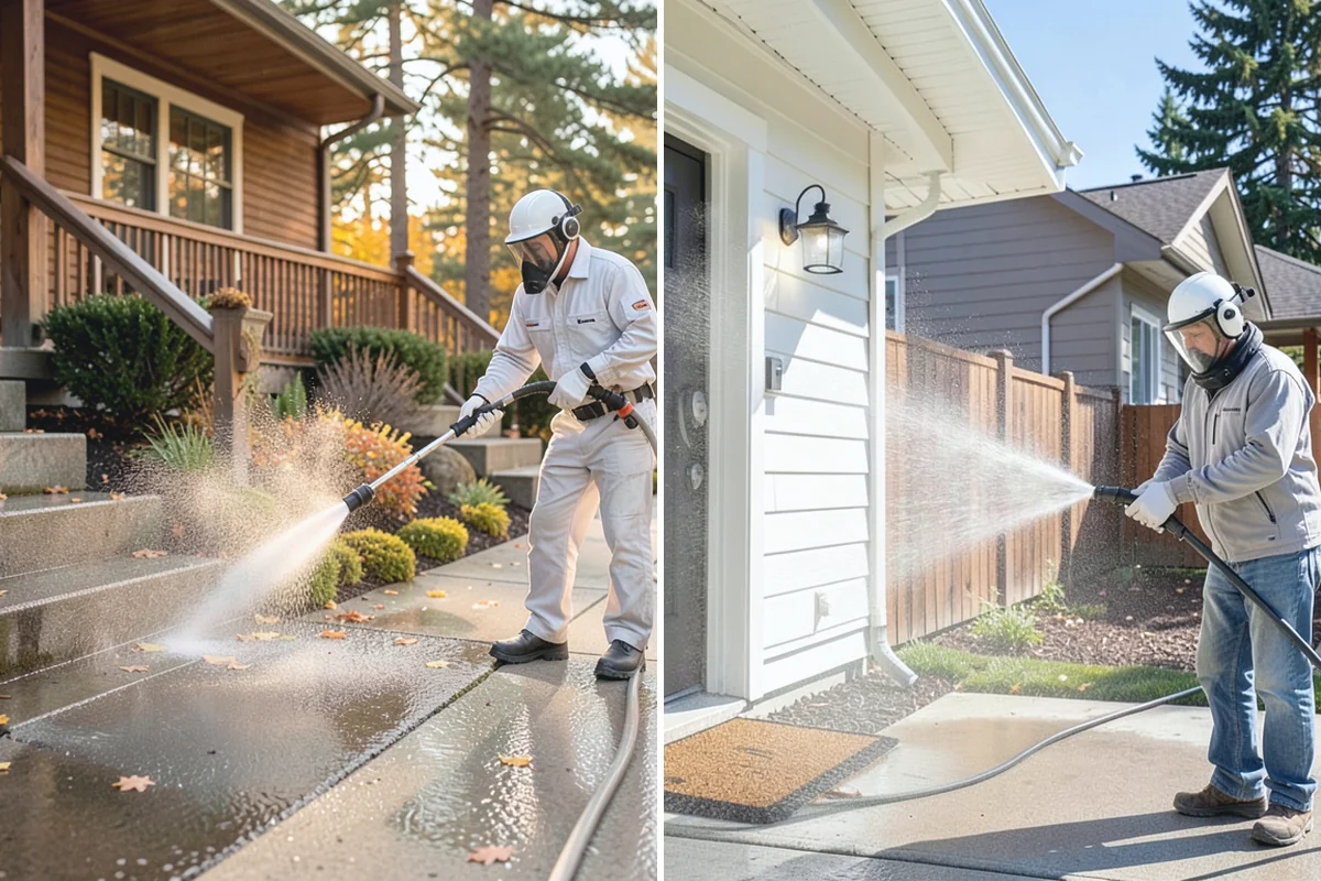 New Homeowner Exterior Cleaning in South Prairie, Pierce County, WA - Tour the new property and note every exterior surface