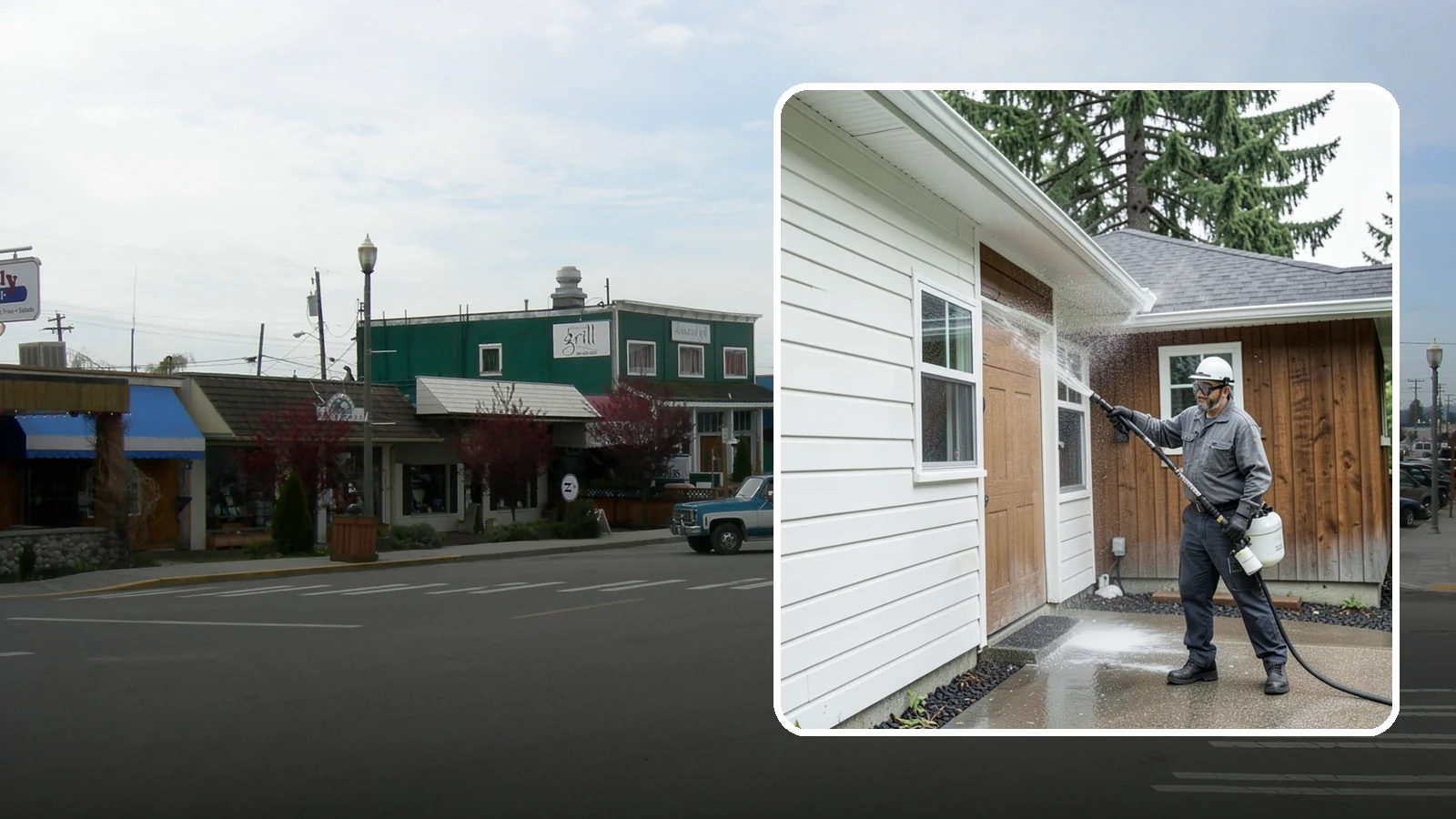 New Homeowner Exterior Cleaning in Stanwood, Snohomish County, WA - New homeowner exterior cleaning welcomes you to your home with a complete outside wash that establishes a clean baseline to...