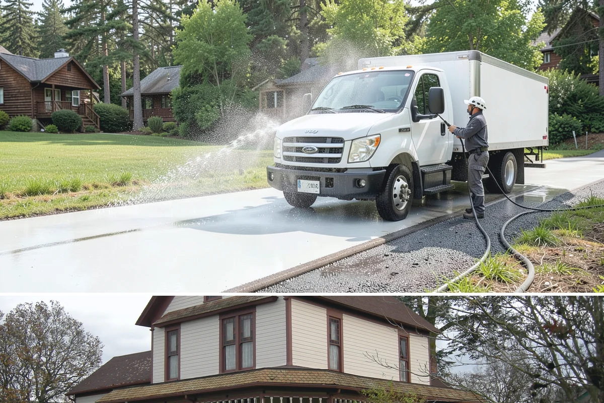 New Homeowner Exterior Cleaning in Sumner, Pierce County, WA - Best done soon after moving in, during a dry stretch, to reset the exterior before starting a regular maintenance routine.