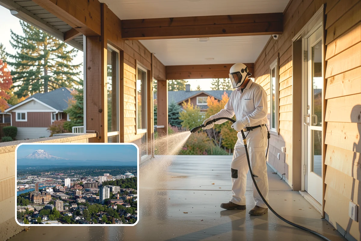 New Homeowner Exterior Cleaning in Tacoma, Pierce County, WA - Establishes a clean exterior baseline for new owners
