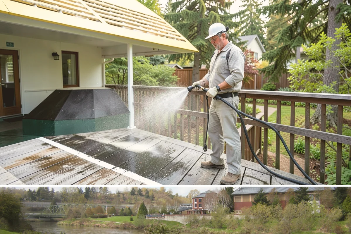 New Homeowner Exterior Cleaning in Tukwila, King County, WA - Best done soon after moving in, during a dry stretch, to reset the exterior before starting a regular maintenance routine.