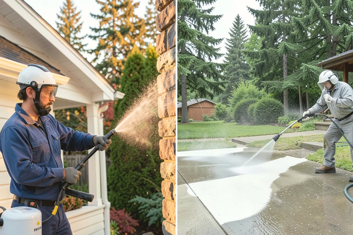 New Homeowner Exterior Cleaning in Yarrow Point, King County, WA - Tour the new property and note every exterior surface