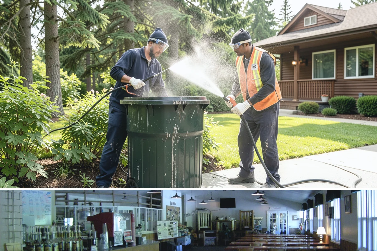 Office Building Washing in Black Diamond, King County, WA - Annual washing in mid-summer captures the best drying conditions, with entry areas refreshed each quarter.