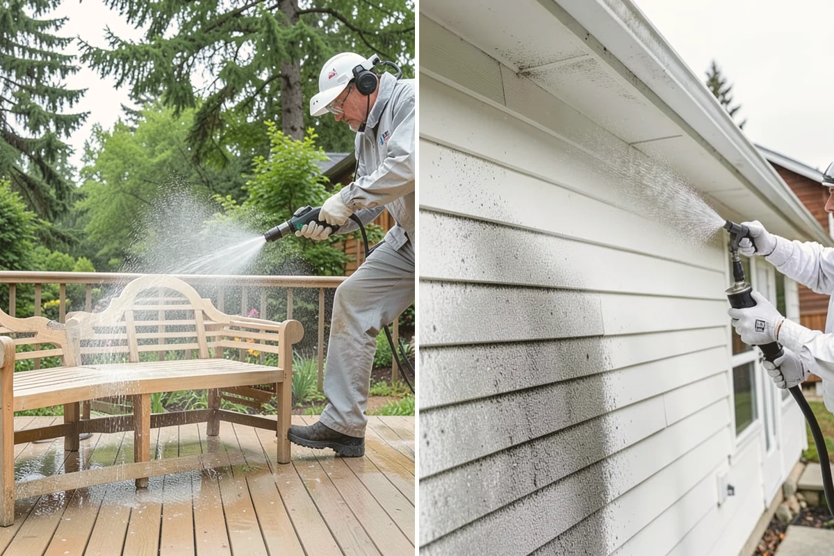 Office Building Washing in Bothell, King County, WA - Survey cladding materials and pressure tolerances
