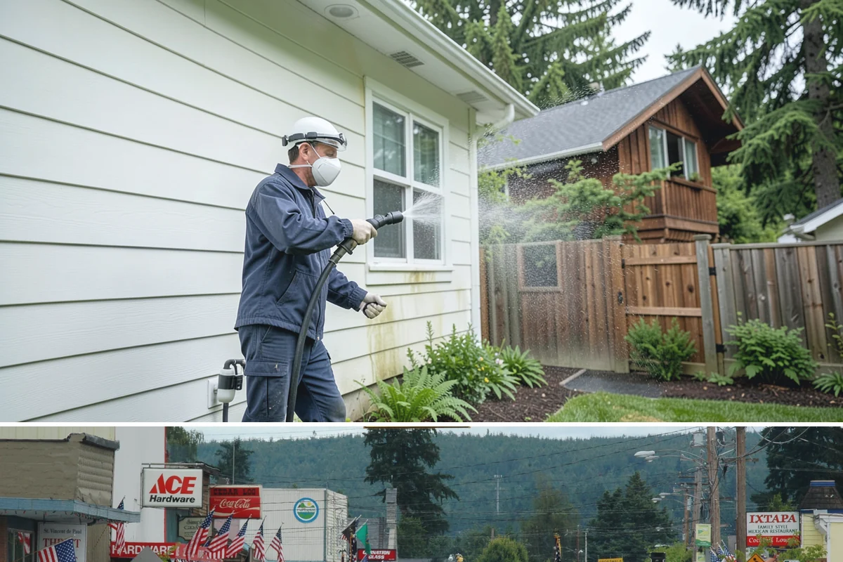 Office Building Washing in Carnation, King County, WA - Annual washing in mid-summer captures the best drying conditions, with entry areas refreshed each quarter.