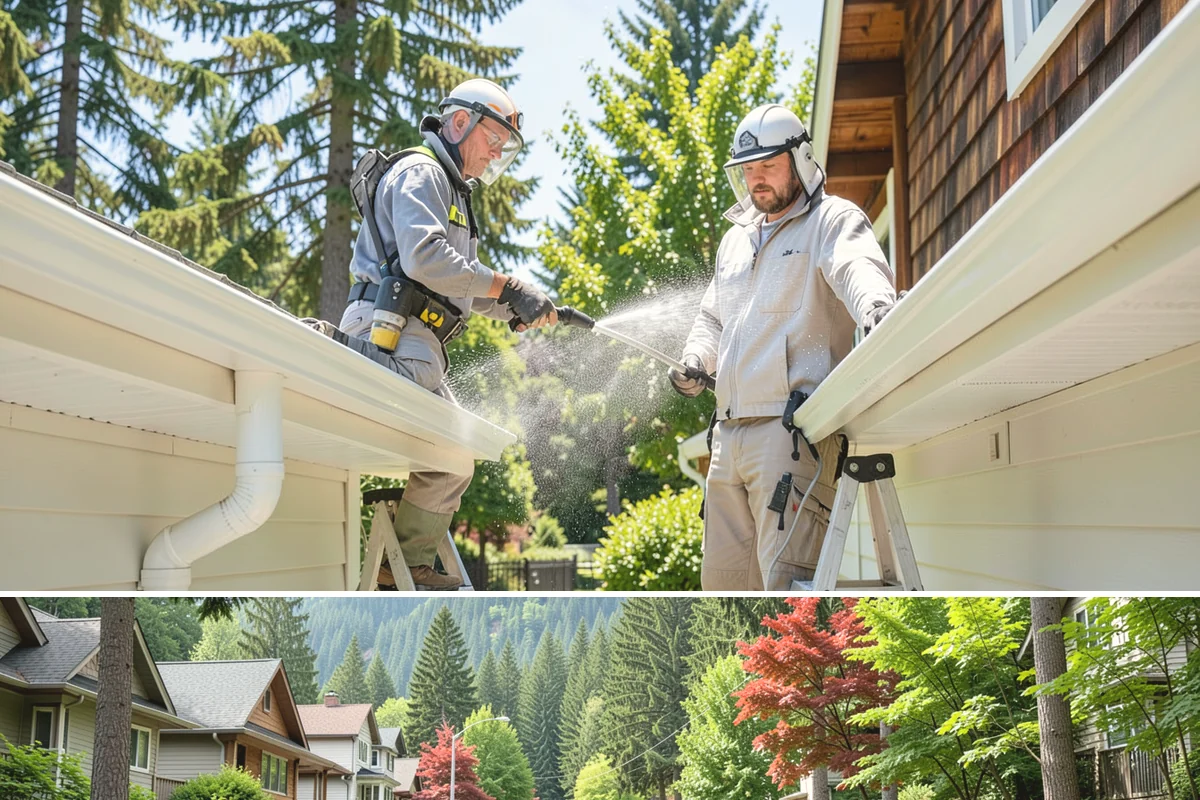 Office Building Washing in Darrington, Snohomish County, WA - Annual washing in mid-summer captures the best drying conditions, with entry areas refreshed each quarter.
