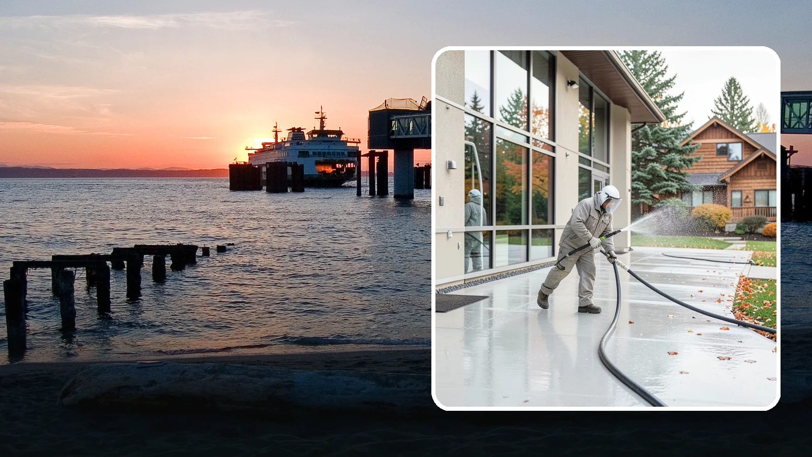 Office Building Washing in Edmonds, Snohomish County, WA - Our team washes office building exteriors across Washington to keep entrances, walkways, and cladding crisp for staff and clients.
