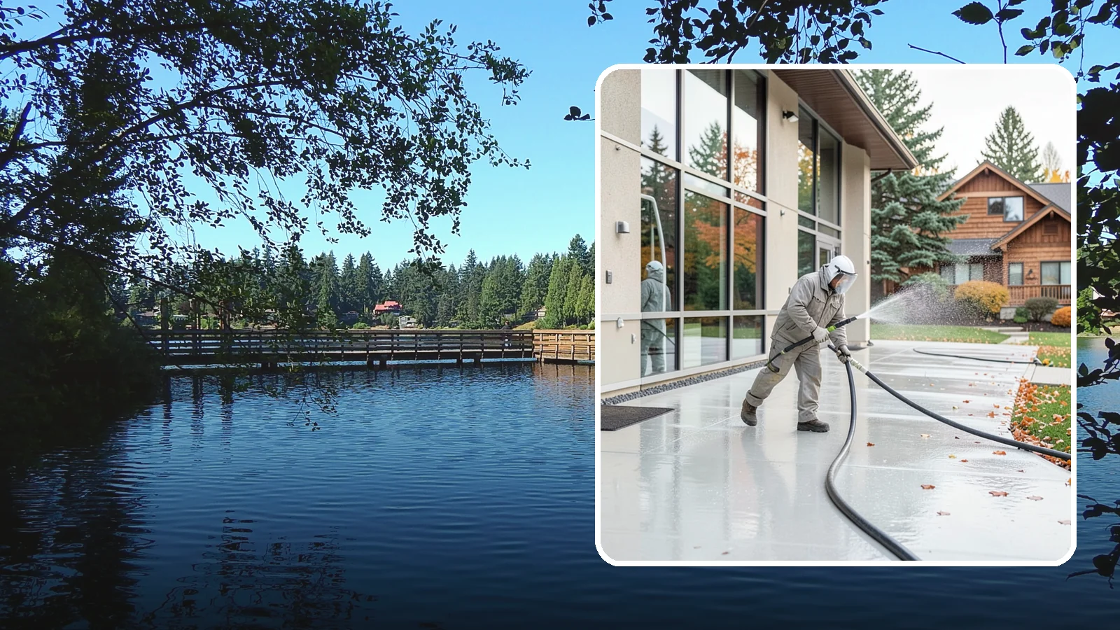 Office Building Washing in Federal Way, King County, WA - Our team washes office building exteriors across Washington to keep entrances, walkways, and cladding crisp for staff and clients.