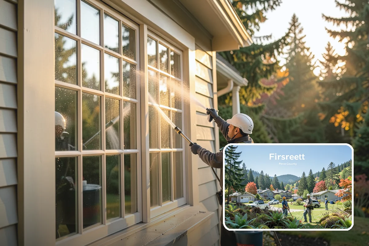Office Building Washing in Fircrest, Pierce County, WA - Boosts tenant satisfaction and retention