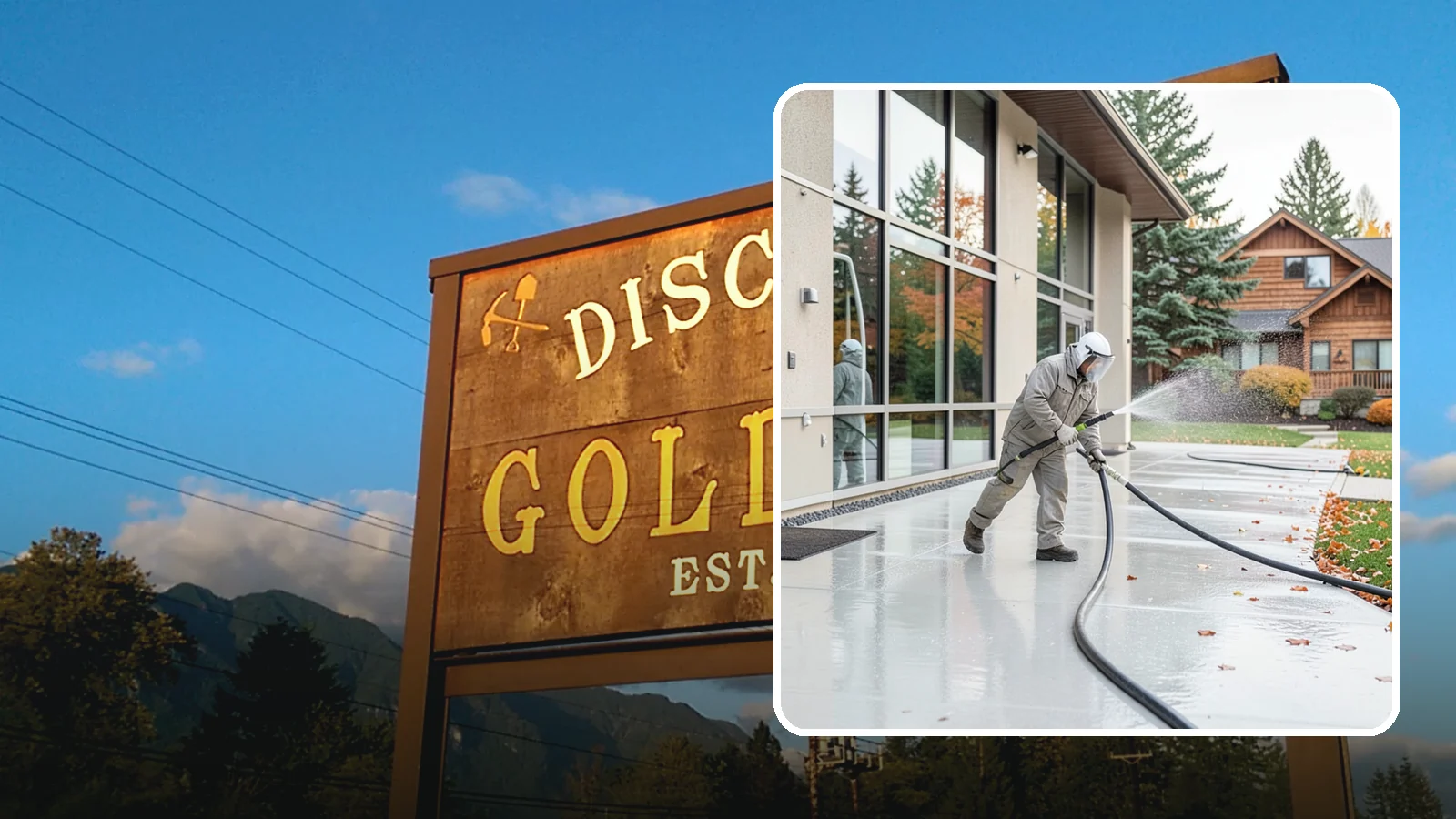 Office Building Washing in Gold Bar, Snohomish County, WA - Our team washes office building exteriors across Washington to keep entrances, walkways, and cladding crisp for staff and clients.