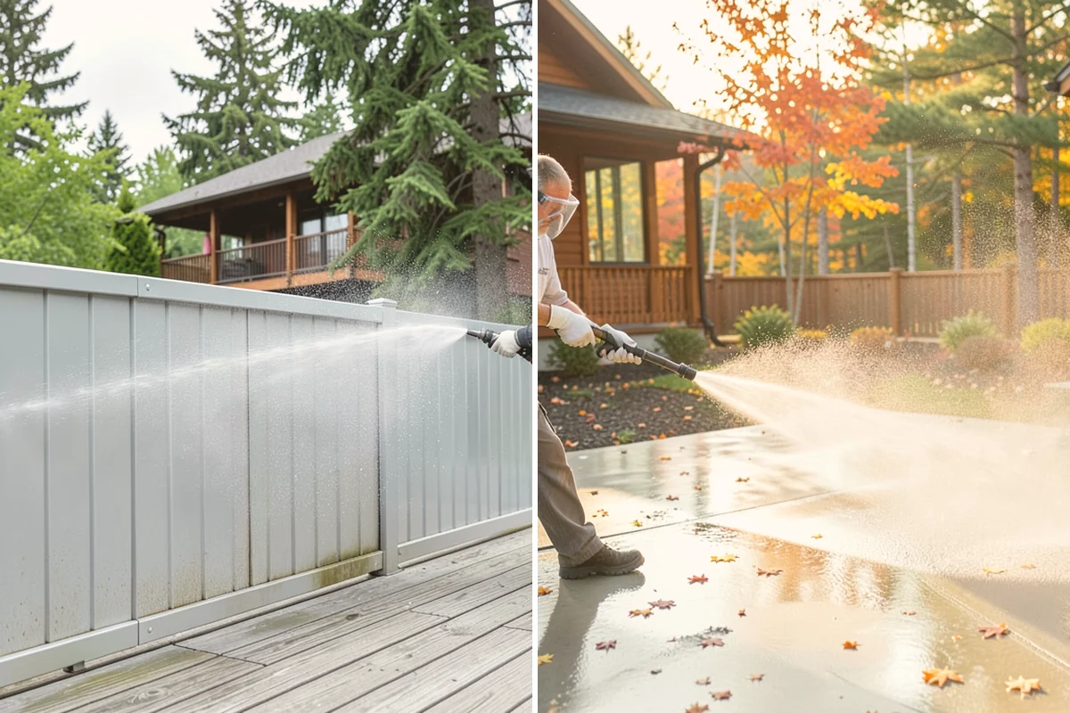 Office Building Washing in Index, Snohomish County, WA - Survey cladding materials and pressure tolerances