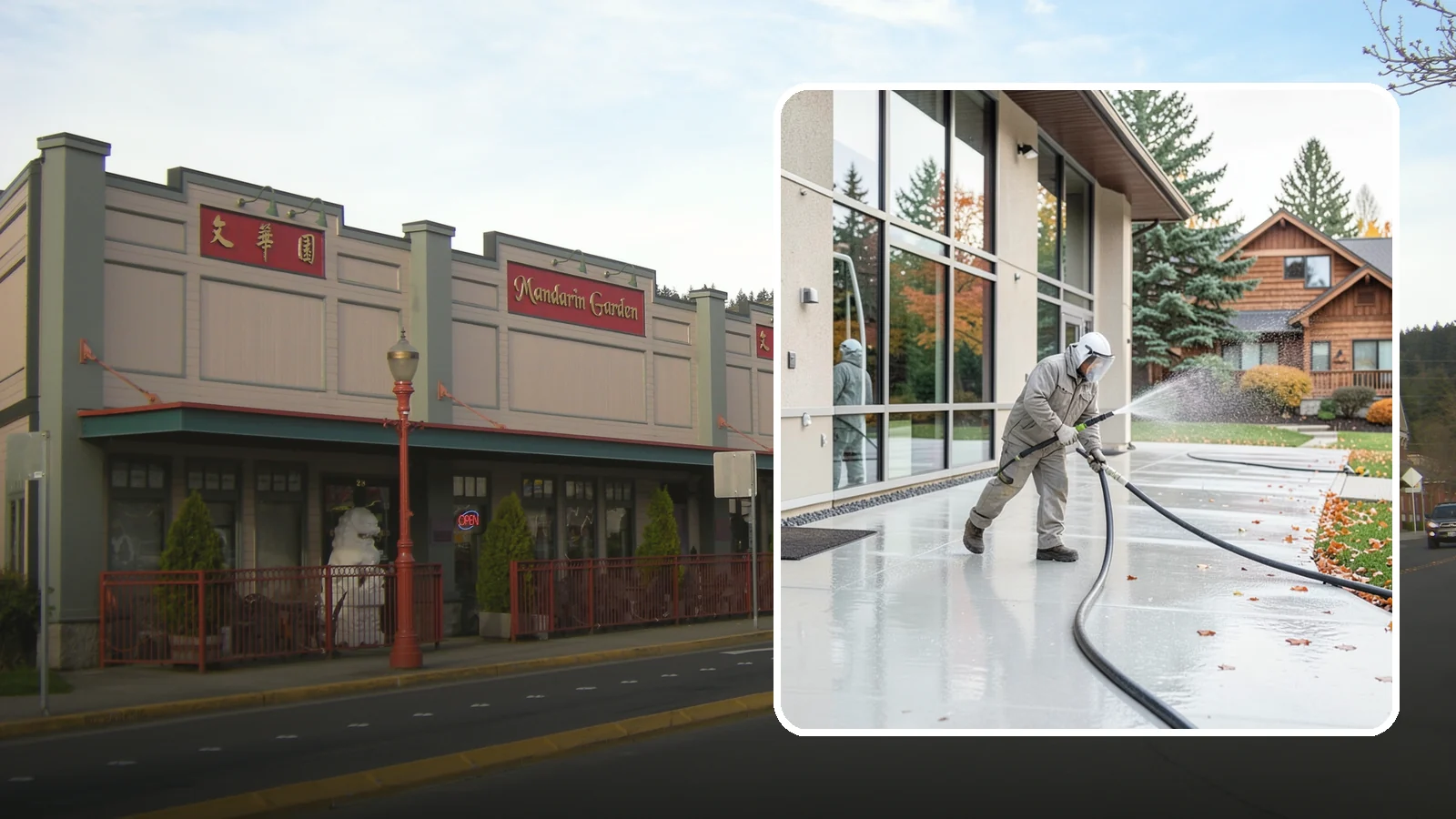 Office Building Washing in Issaquah, King County, WA - Our team washes office building exteriors across Washington to keep entrances, walkways, and cladding crisp for staff and clients.