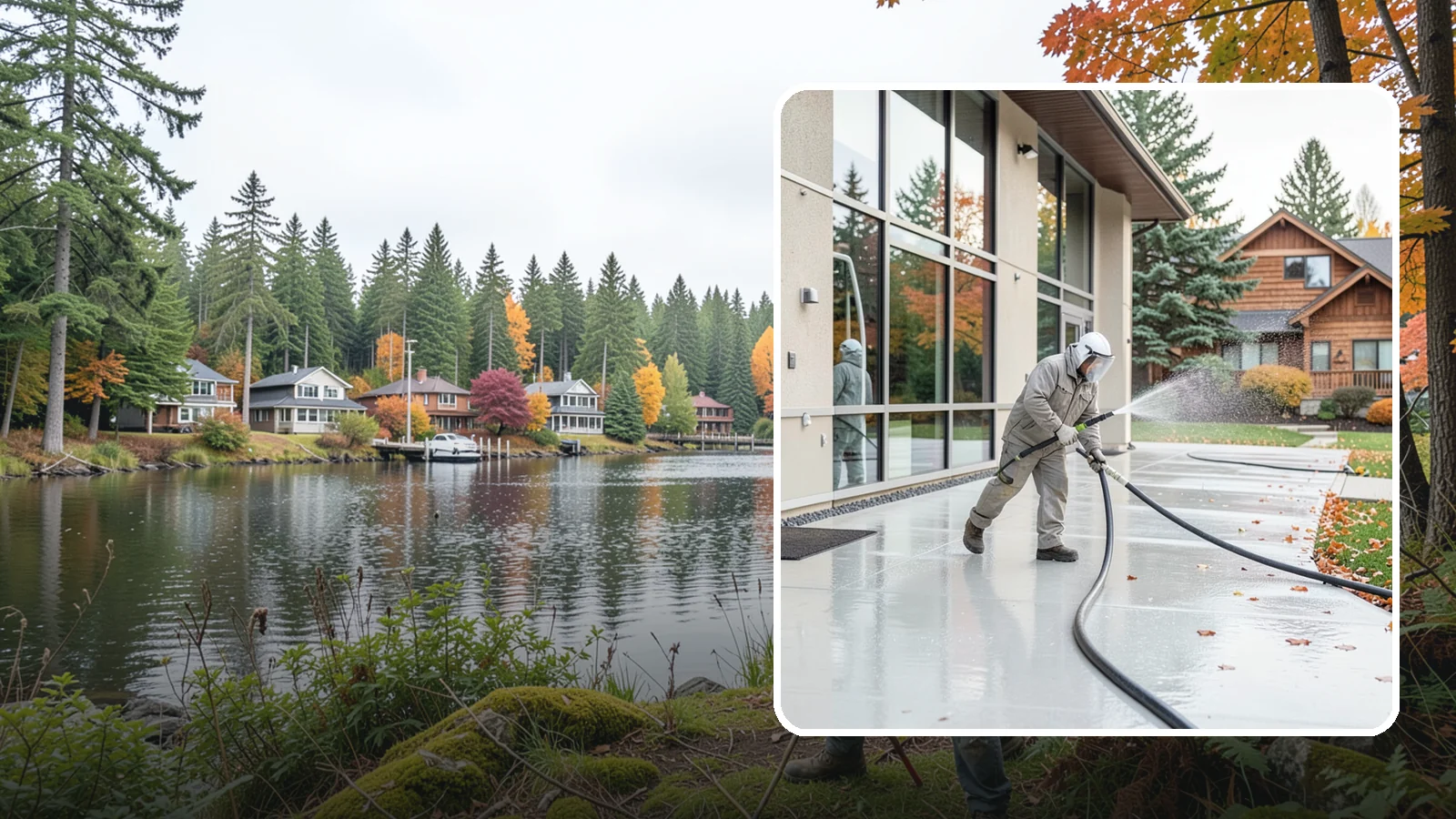 Office Building Washing in La Conner, Skagit County, WA - Our team washes office building exteriors across Washington to keep entrances, walkways, and cladding crisp for staff and clients.