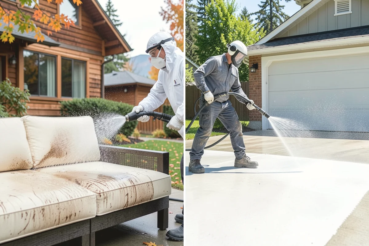 Office Building Washing in Lake Stevens, Snohomish County, WA - Survey cladding materials and pressure tolerances