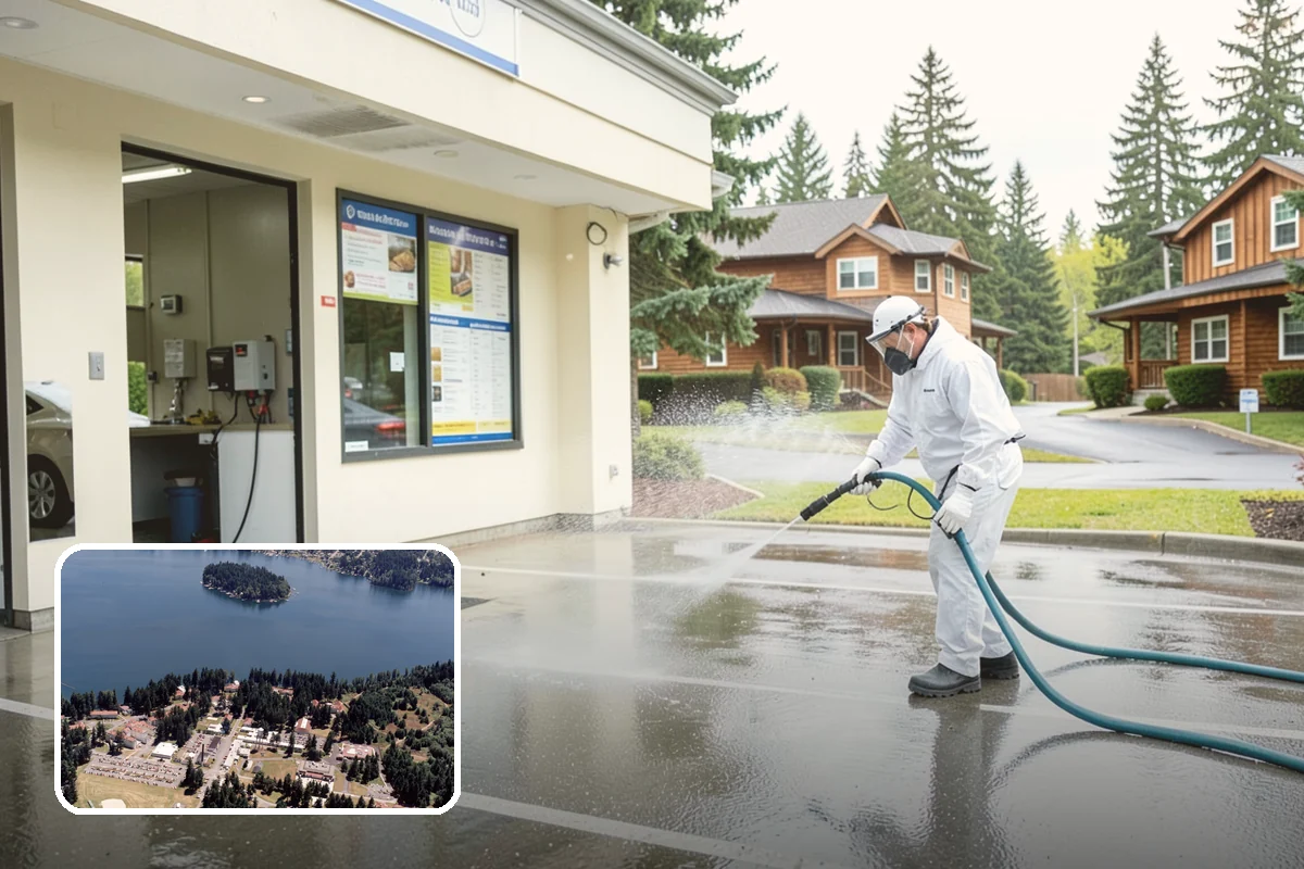 Office Building Washing in Lakewood, Pierce County, WA - Boosts tenant satisfaction and retention