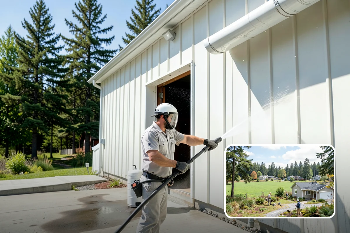 Office Building Washing in Lyman, Skagit County, WA - Boosts tenant satisfaction and retention