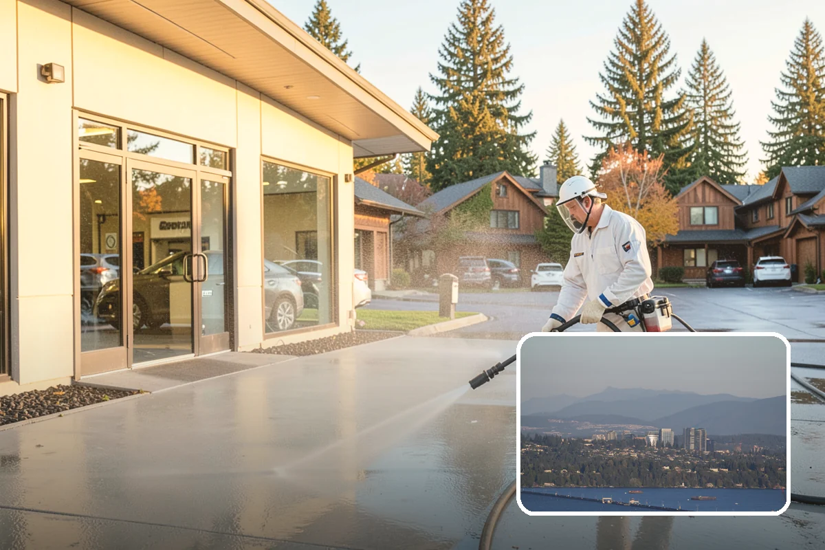 Office Building Washing in Medina, King County, WA - Boosts tenant satisfaction and retention