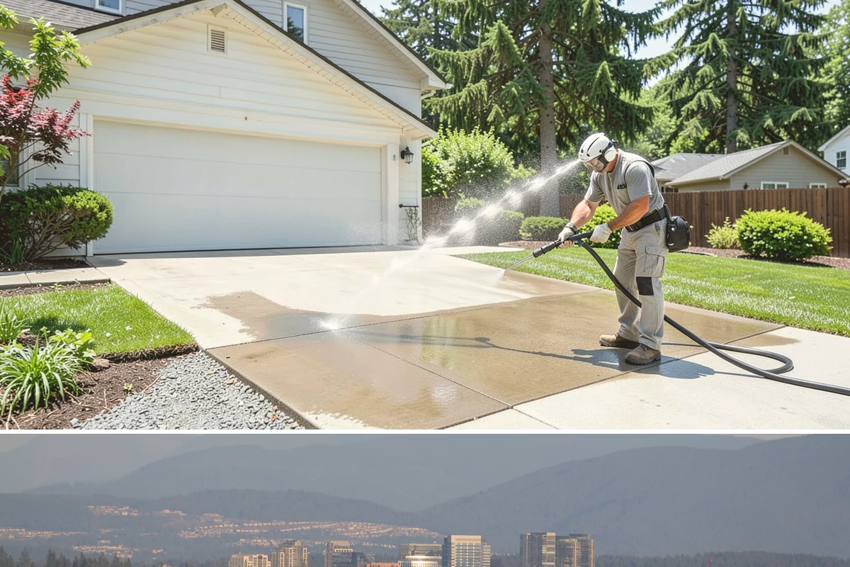Office Building Washing in Medina, King County, WA - Annual washing in mid-summer captures the best drying conditions, with entry areas refreshed each quarter.