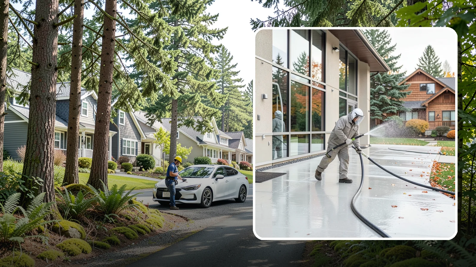 Office Building Washing in Normandy Park, King County, WA - Our team washes office building exteriors across Washington to keep entrances, walkways, and cladding crisp for staff and clients.