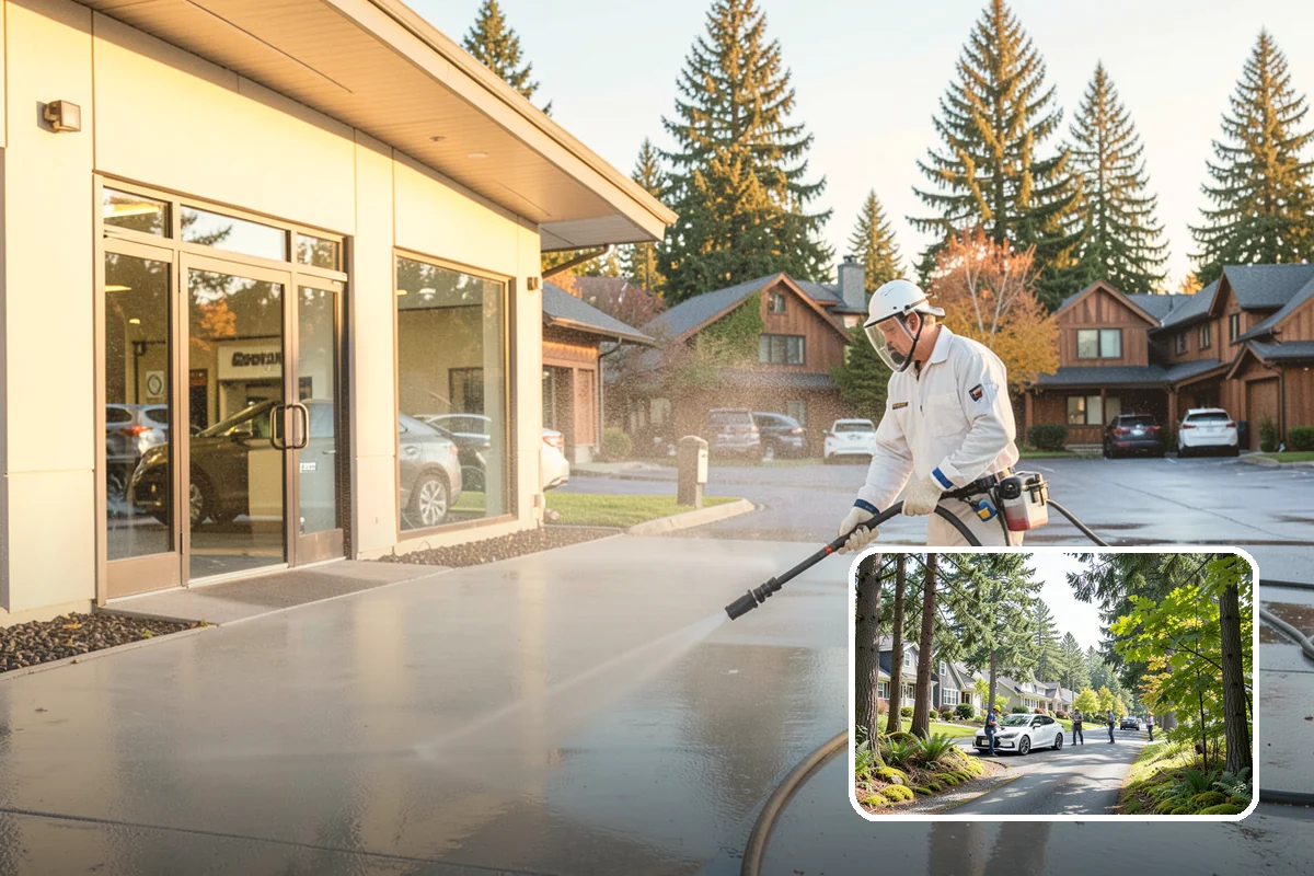 Office Building Washing in Normandy Park, King County, WA - Boosts tenant satisfaction and retention