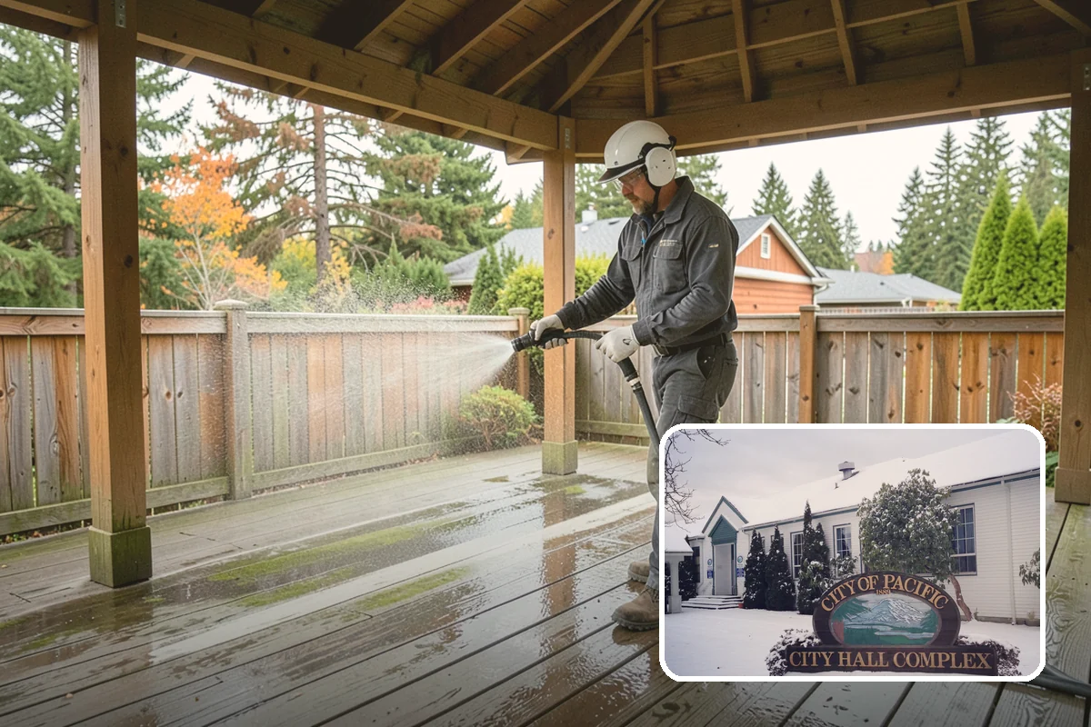 Office Building Washing in Pacific, King County, WA - Boosts tenant satisfaction and retention