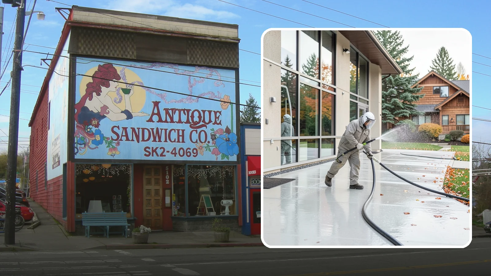 Office Building Washing in Ruston, Pierce County, WA - Our team washes office building exteriors across Washington to keep entrances, walkways, and cladding crisp for staff and clients.