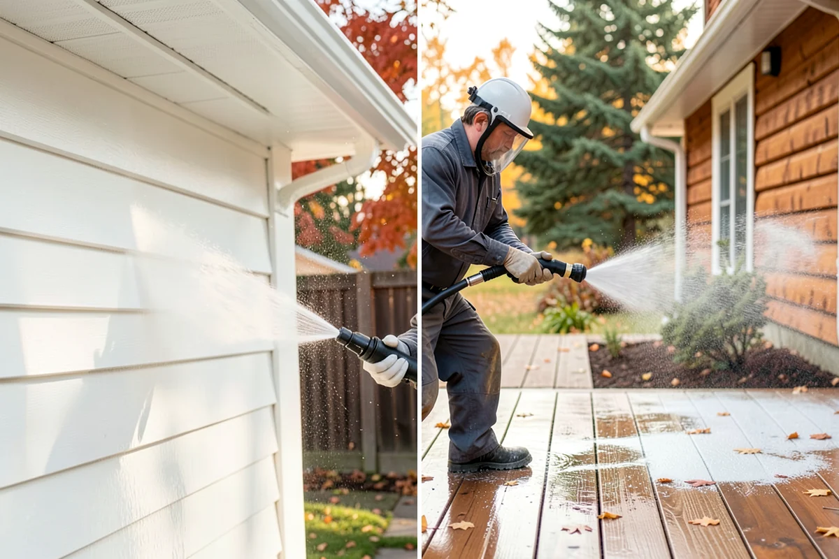 Office Building Washing in SeaTac, King County, WA - Survey cladding materials and pressure tolerances