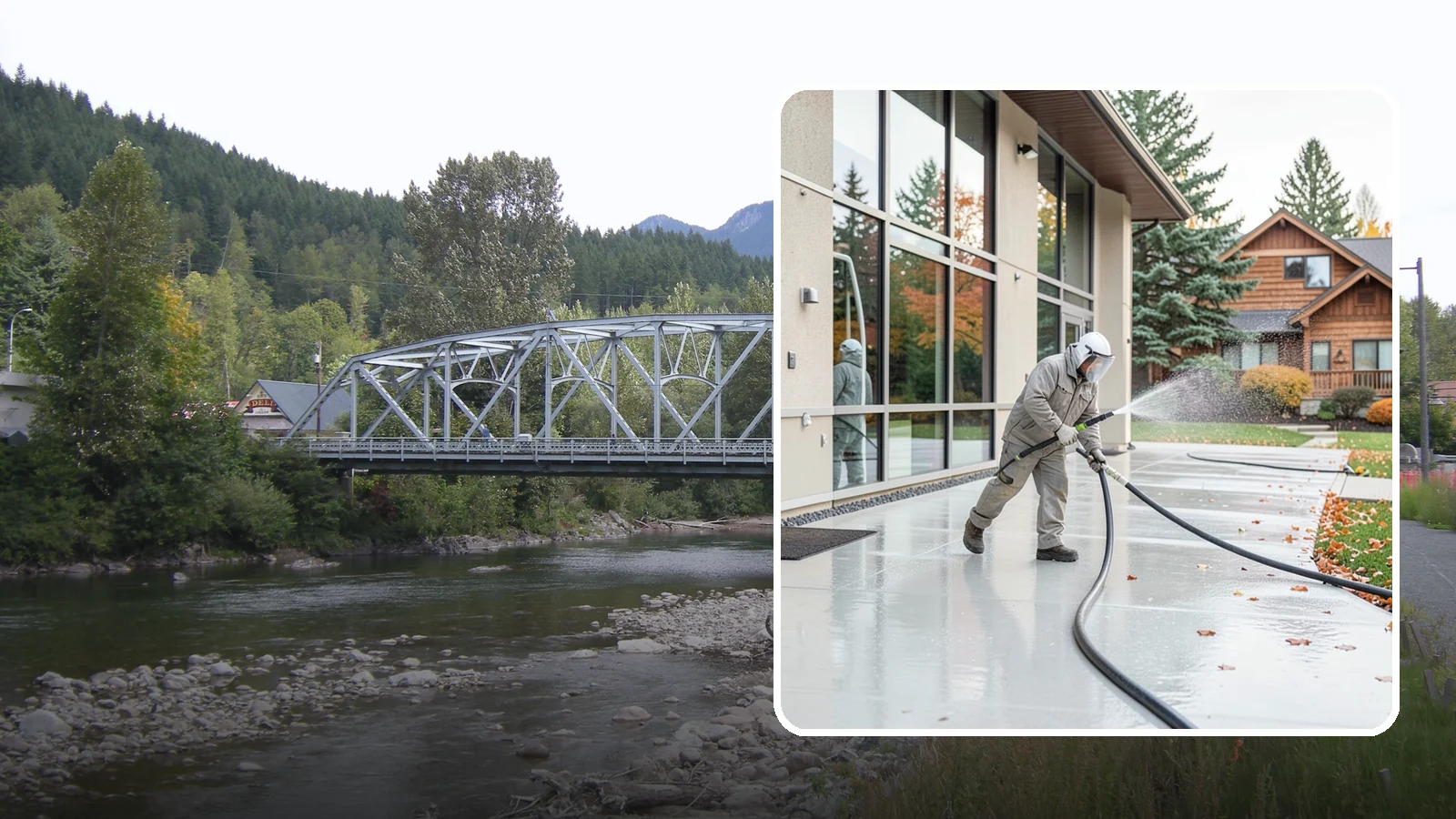 Office Building Washing in Skykomish, King County, WA - Our team washes office building exteriors across Washington to keep entrances, walkways, and cladding crisp for staff and clients.
