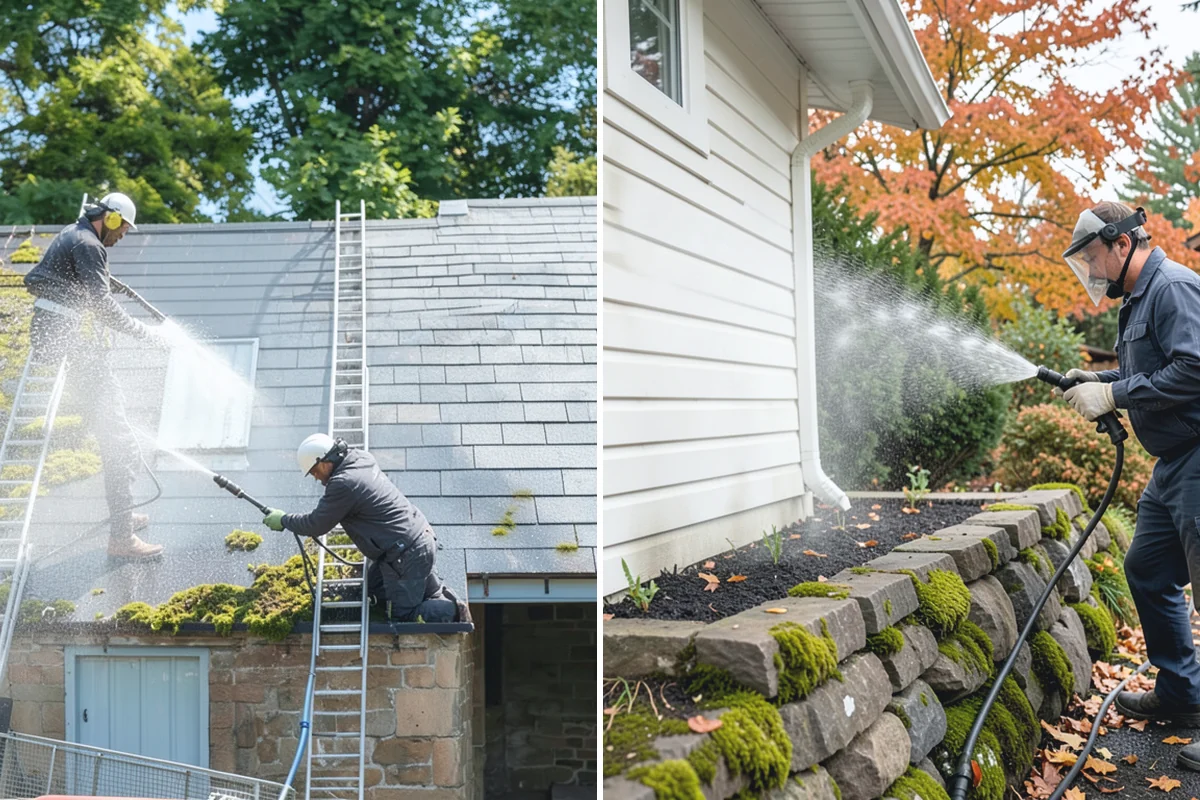 Office Building Washing in Skykomish, King County, WA - Survey cladding materials and pressure tolerances
