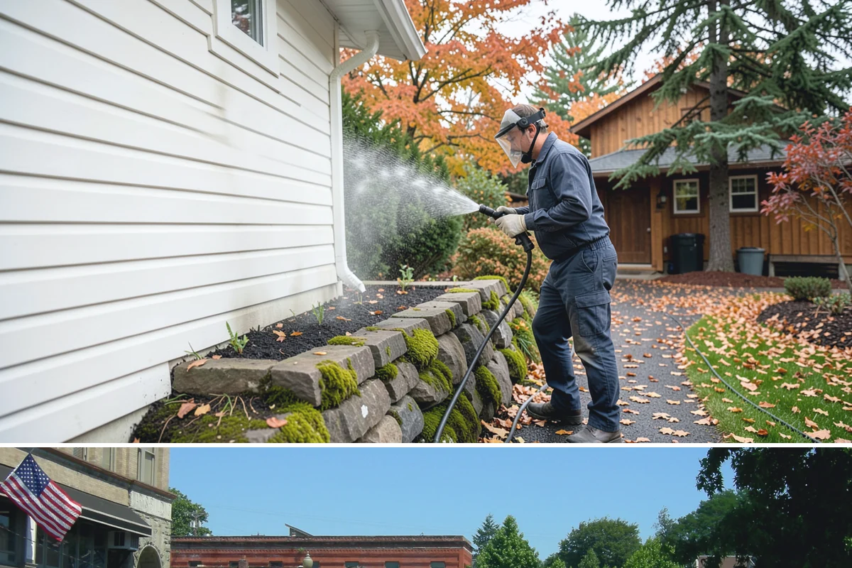 Office Building Washing in Snohomish, Snohomish County, WA - Annual washing in mid-summer captures the best drying conditions, with entry areas refreshed each quarter.